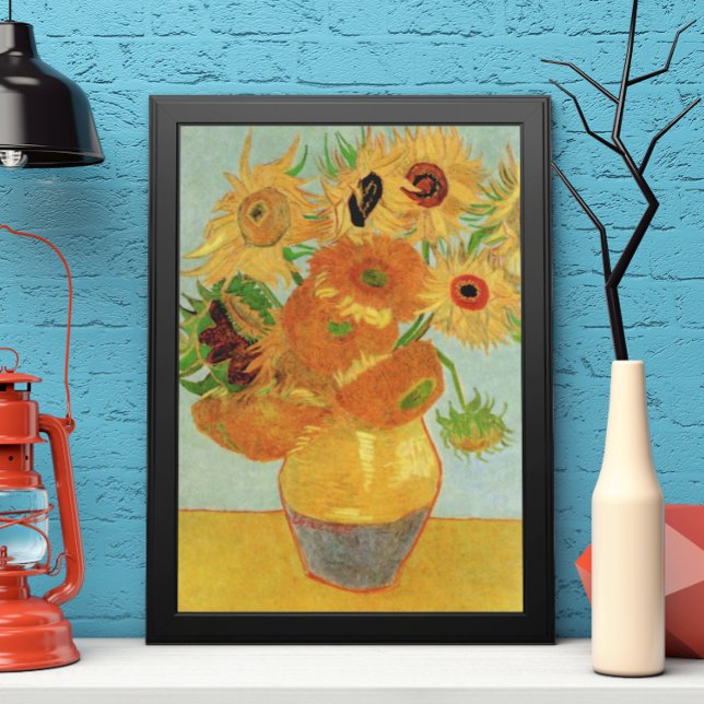 Póster Vase com doze girassóis por Vincent van Gogh (Criador carregado)