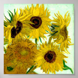 Póster Vase com Doze Girassóis, Van Gogh Fine Art
