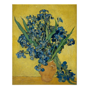 Póster Vase com irlandeses por Van Gogh