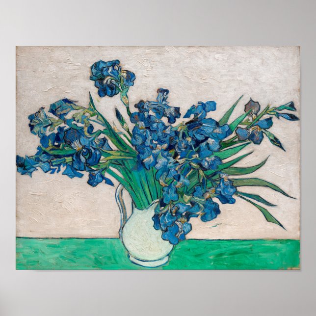Poster Vase com irlandeses, Van Gogh (Frente)