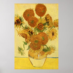 Poster Vase com Quinze Girassóis, Van Gogh Fine Art