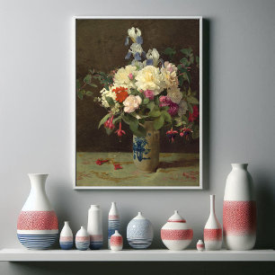 Poster Vase das Flores, George Cochran Lambdin