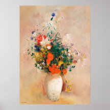 Vase das flores por Odilon Redon