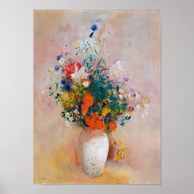 Poster Vase das Flores, Redon (Frente)