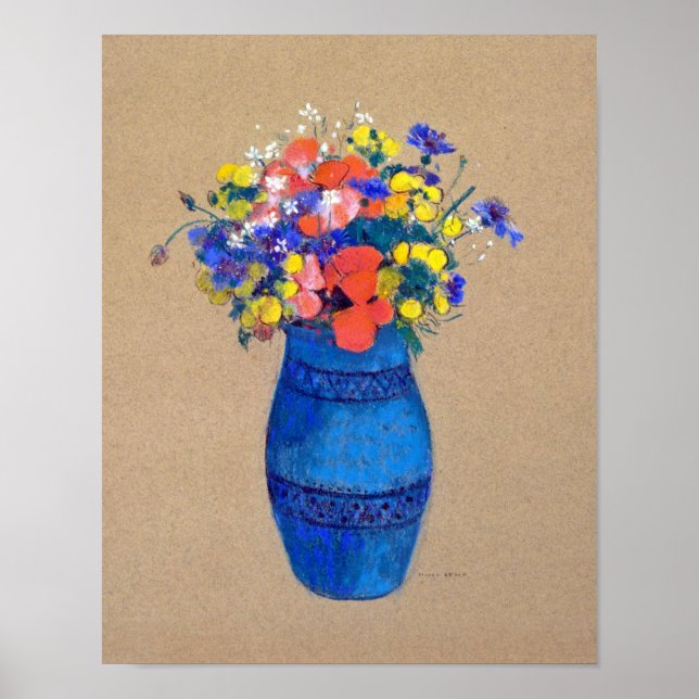 Poster Vase das Flores, Redon (Frente)
