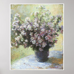 Póster Vase of Flowers, 1880, Claude Monet