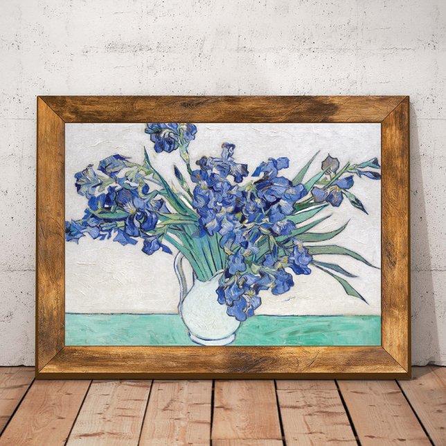 Poster Vase with Irises Vincent van Gogh  (Criador carregado)