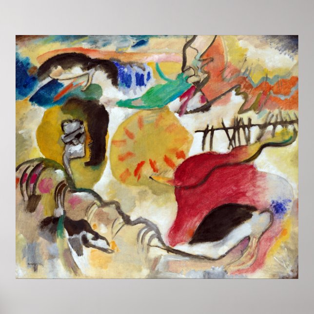 Póster Vasily Kandisnky Garden of Love (Frente)