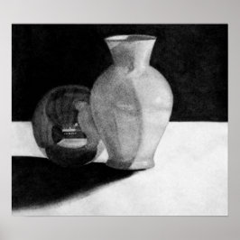 Poster Vaso com Esfera