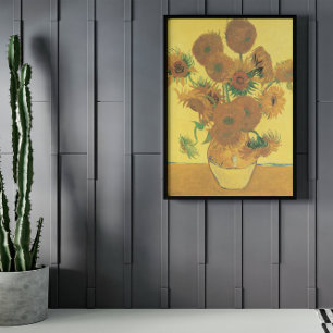 Póster Vaso com os quinze girassóis por Vincent van Gogh