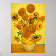 Vaso com Quinze Girassóis por Vincent van Gogh
