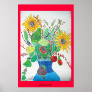 Póster Vaso de flor por Lauren
