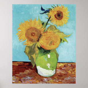 Poster Vaso de Girassóis de Vincent van Gogh