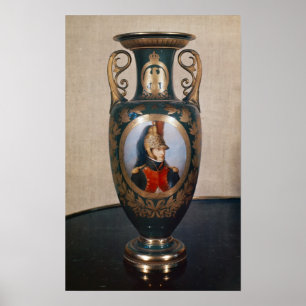 Póster Vaso de Sevres que descreve Louis Bonaparte