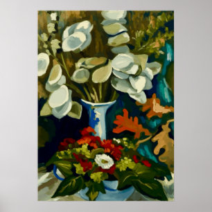 Poster Vaso de Van Gogh com Lunária