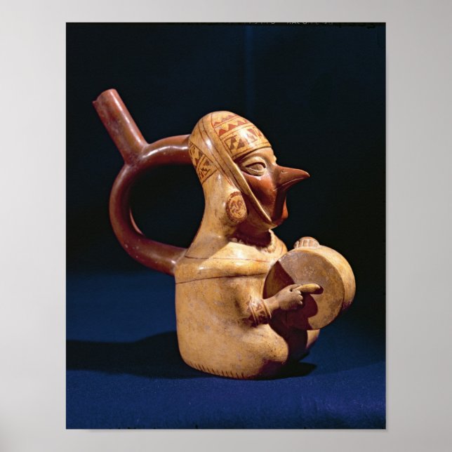 Póster Vaso Stirrup sob a forma (Frente)