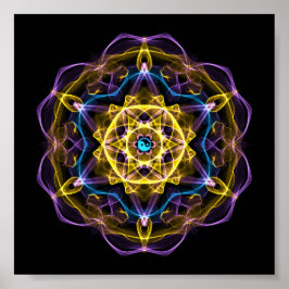 Poster Vata Dosha Balancing Ayurveda Mandala I