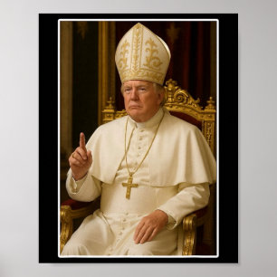 Poster Vaticano Christian Um Novo Papa Engraçado Político