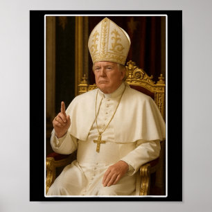 Poster Vaticano Christian Um Novo Papa Engraçado Político