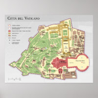 Vaticano do diagrama Mappa della Città del Vatican