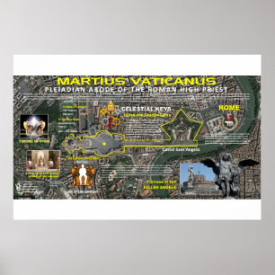Poster Vaticano Marcian Star Map-1