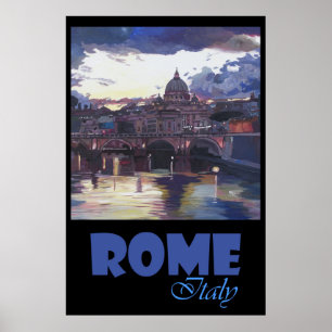 Poster Vaticano Roma Itália - Viagem