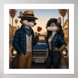 Poster Vato Lobo "Valentines"