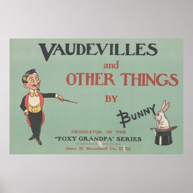 Poster Vaudeville e outras coisas por Rupert Bunny (Frente)