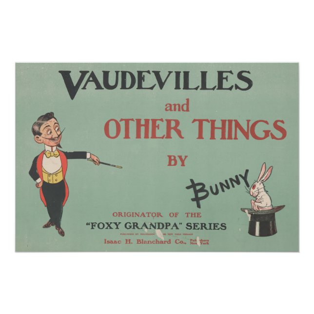 Póster Vaudeville e outras coisas por Rupert Bunny (Frente)