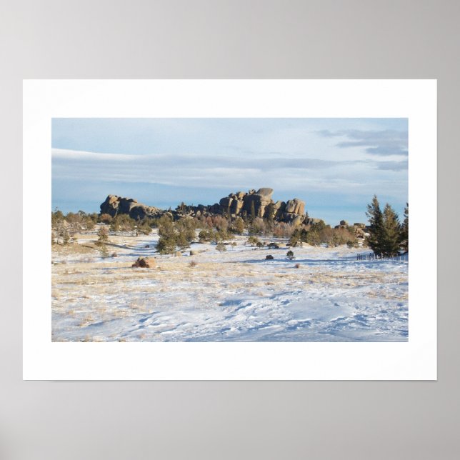 Póster Vaudewoo - WY, EUA (Frente)