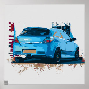 Póster Vauxhall Astra VXR