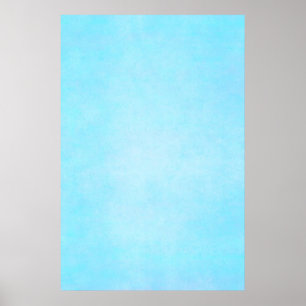 Poster Vazio claro azul do modelo da aguarela da cerceta