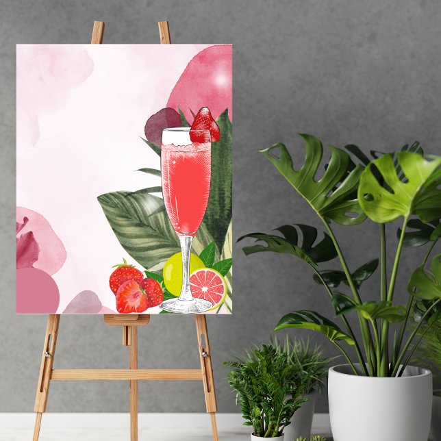 Poster Vazio Crie Seu Próprio Bubble Brunch Mimosa (Criador carregado)