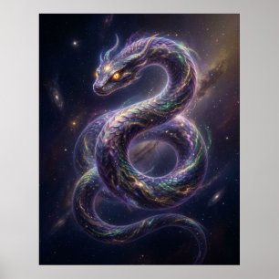 Poster Vazio Estelar da Serpente Cósmica