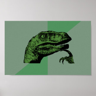 Póster Vazio Filosoraptor
