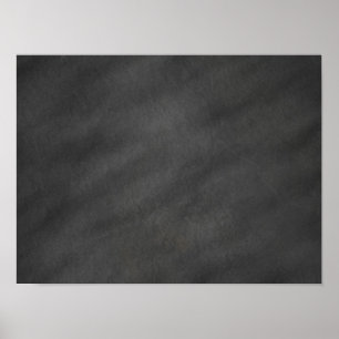 Póster Vazio preto cinzento do conselho de giz do fundo
