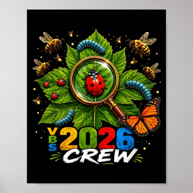 Poster Vbs 2026 tripulação explorador de insetos crianças (Frente)