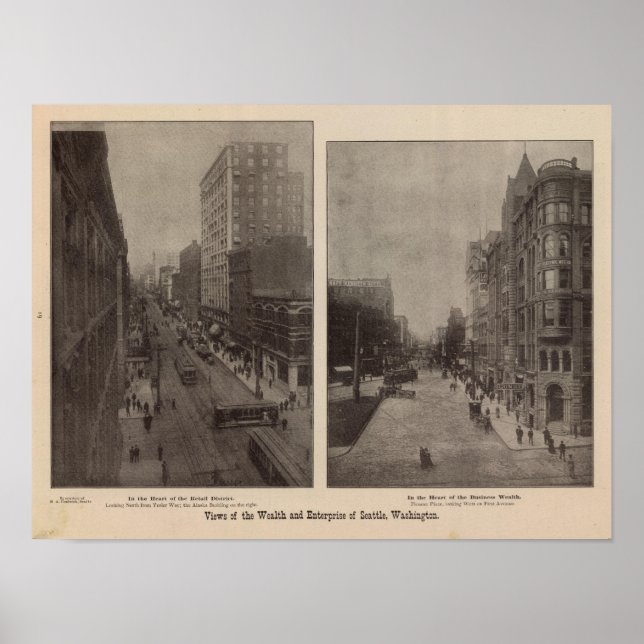 Póster Vê riqueza, empreendimento, Seattle, Lava (Frente)