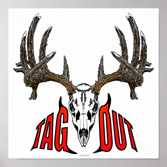 Póster Veado-branco (Frente)