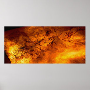 Poster Veado Vermelho de Lascaux