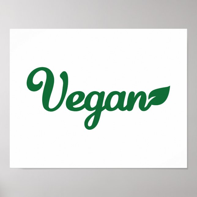 Poster Vegan (Frente)