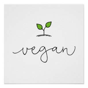 Póster Vegan