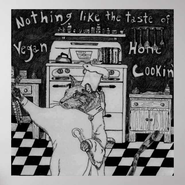 Póster Vegan Chef Maurice (Frente)