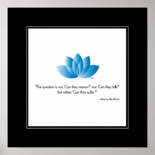 Poster Vegan, Save an Animal - Wall Decor