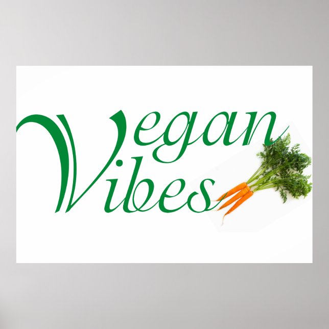 Póster Vegan vibes (Frente)
