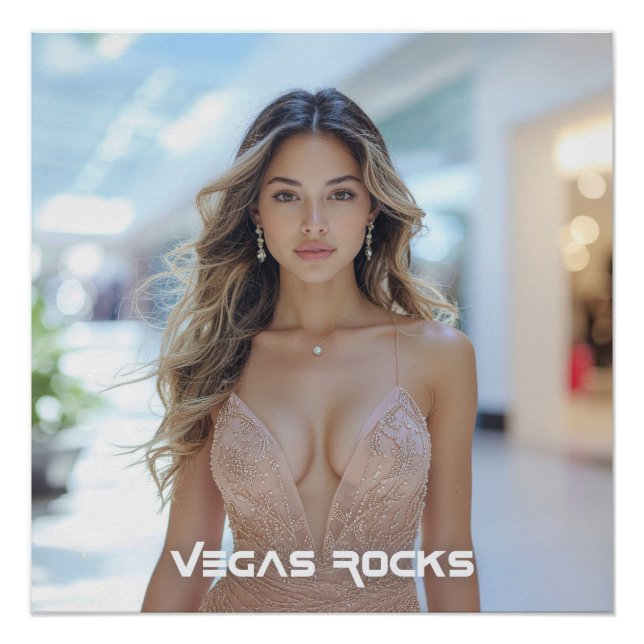 PÓSTER VEGAS ROCKS (Frente)