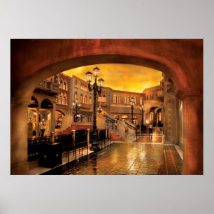 Póster Vegas - Venetian - as ruas de Veneza