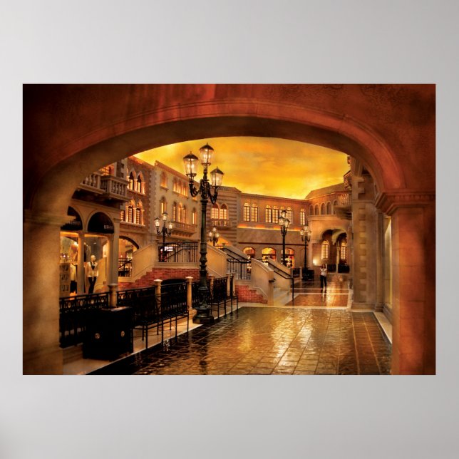 Póster Vegas - Veneza - As ruas de Veneza (Frente)