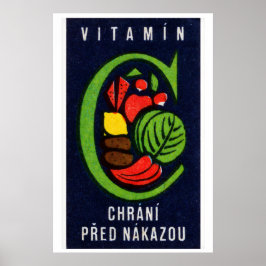 Poster Vegetables Protect Against Infection - Matchbox