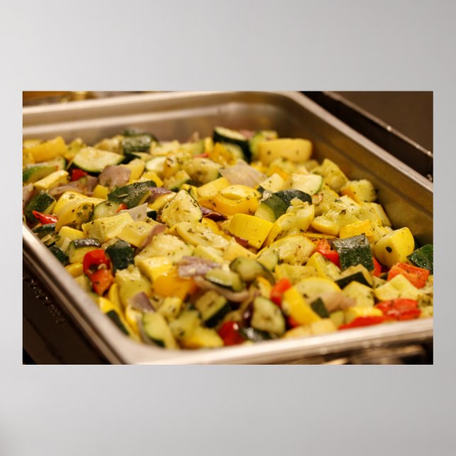 Póster Vegetais cozidos (Frente)